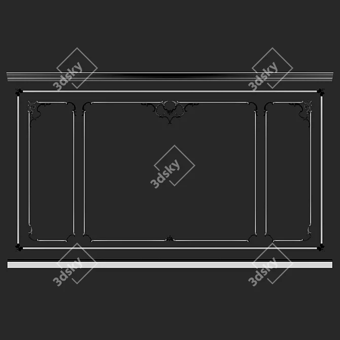 RODECOR Fomicheva 3D Decor Moldings 3D model image 3