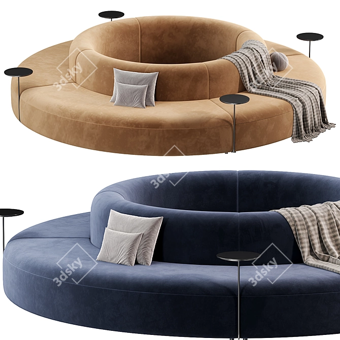 ARTIKO Modular Sofa Set 3D 3D model image 2