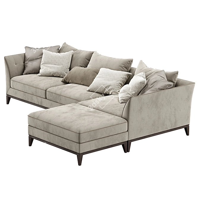 Mare Manifesto Sofa: Elegant Design 3D model image 4