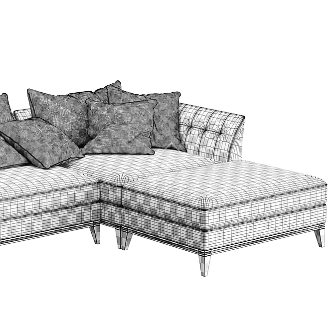 Mare Manifesto Sofa: Elegant Design 3D model image 6