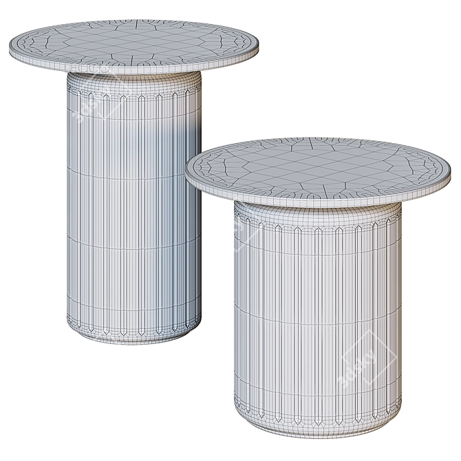 Lecco VICAL Side Coffee Table 3D model image 3