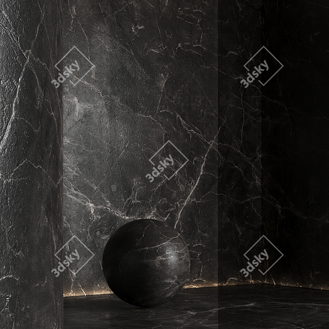 Seamless Marble Textures Set 3D model image 6