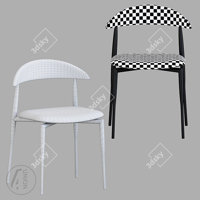 Contemporary HUMP Chair Design 3D model image 2