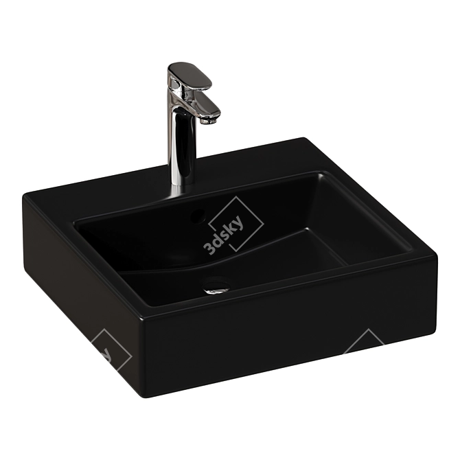 Duravit Vero 454500800 Washbasin 3D model image 1