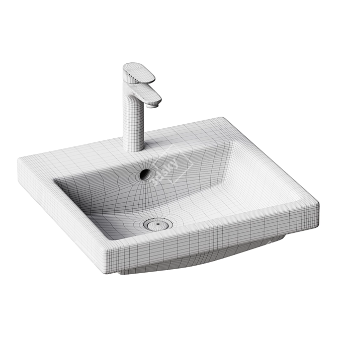 Duravit Vero Sink 315500000 3D model image 2