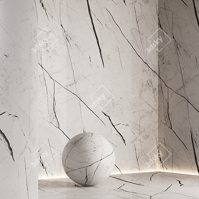 Calacatta Marble Texture Collection 3D model image 3