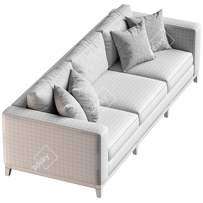 Modern Gray Noel Sofa 2014 3D model image 1