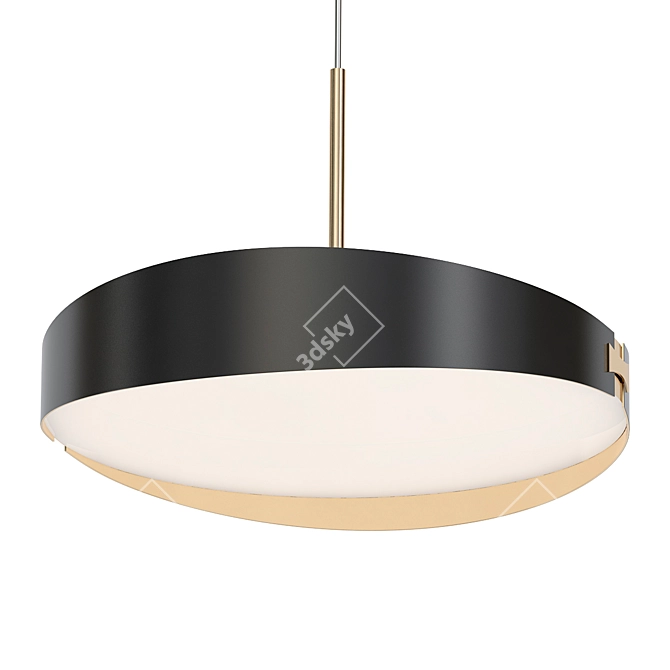 Luxury Crystal Pendant Light 3D model image 1