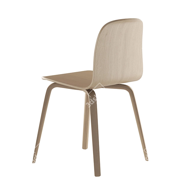 Minimalist Visu Chair Collection 3D model image 6