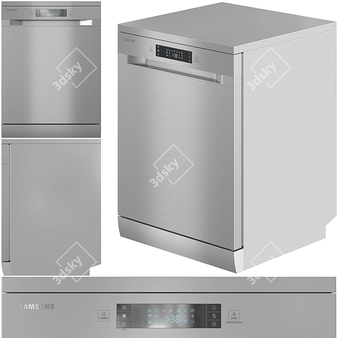 Samsung Smart Kitchen Appliance Collection 3D model image 5