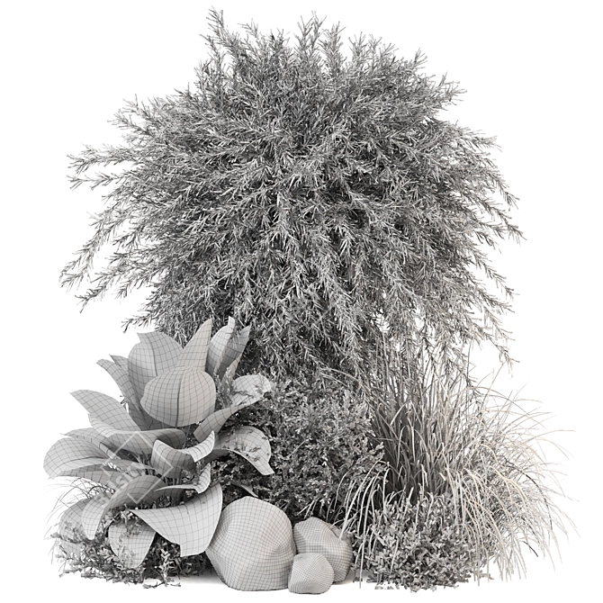Greenery Ensemble Plant Set 935 3D model image 5