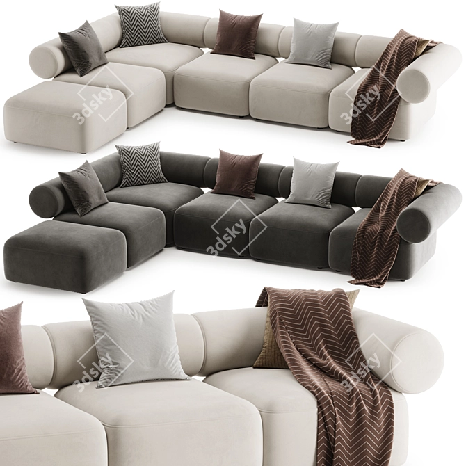 Annud OFFO Modular Sofa 2017 3D model image 3