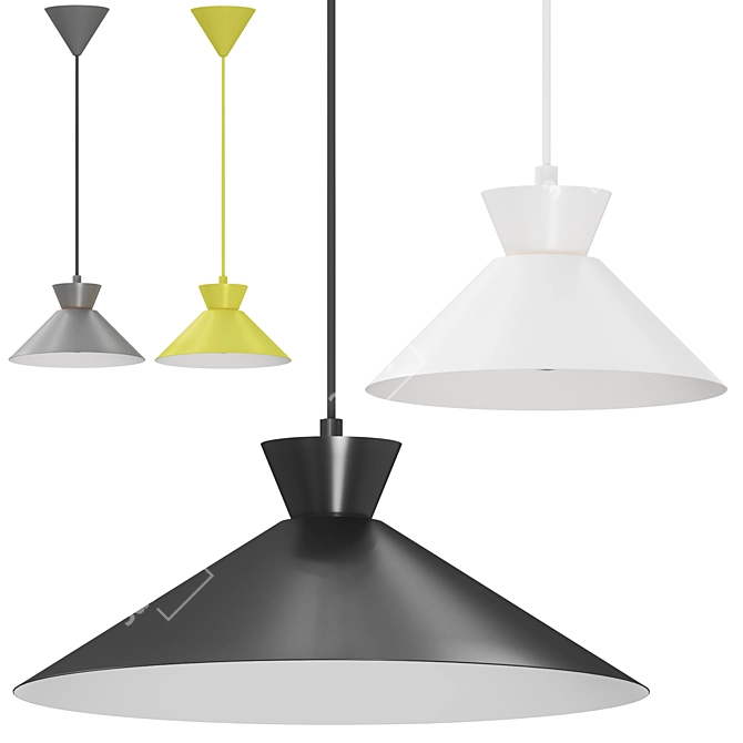 Stylish Nordlux Pendant Light 3D model image 1