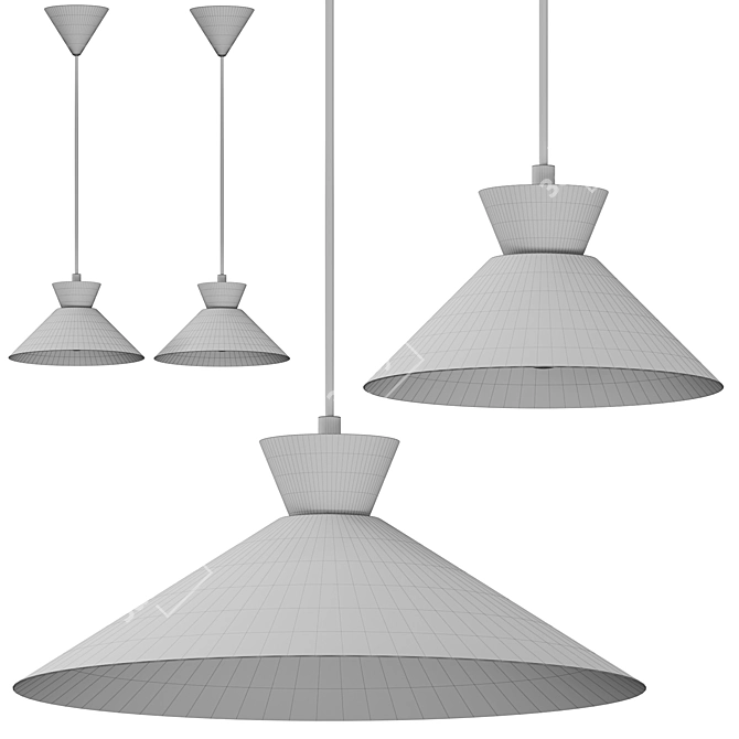 Stylish Nordlux Pendant Light 3D model image 3