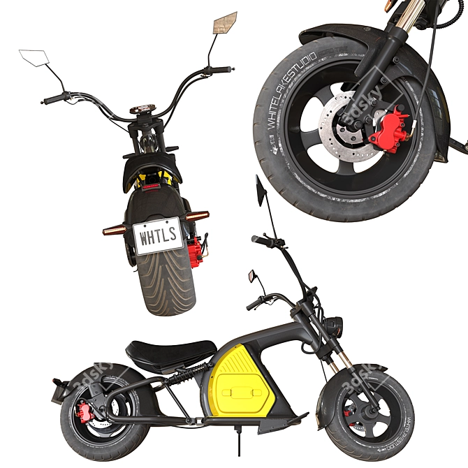 E-Motion Pro 2 Electric Bike 3D model image 4