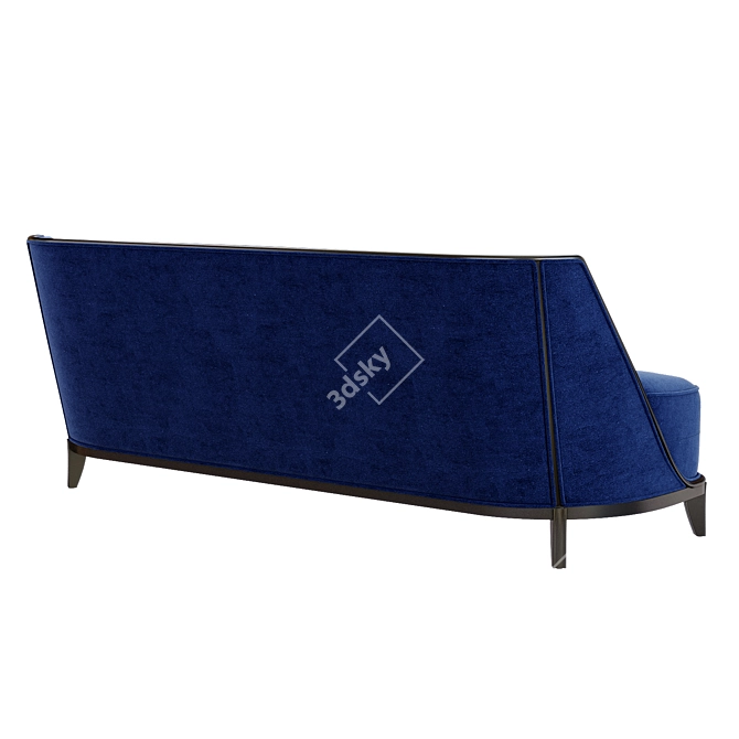 Normandie Sofa with Fixed Seat Cushion 3D model image 3