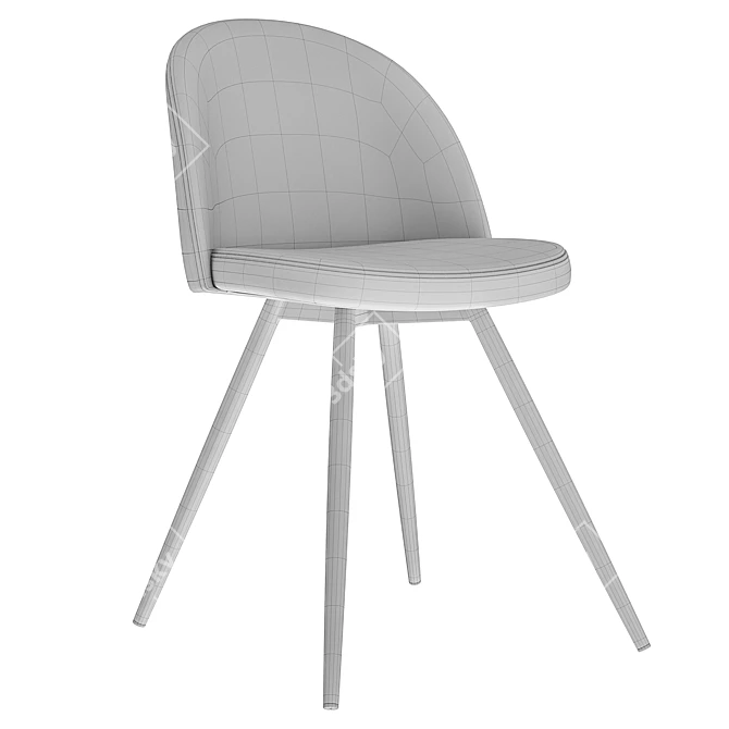 Modern Vivian Chair | 3D Model 3D model image 4