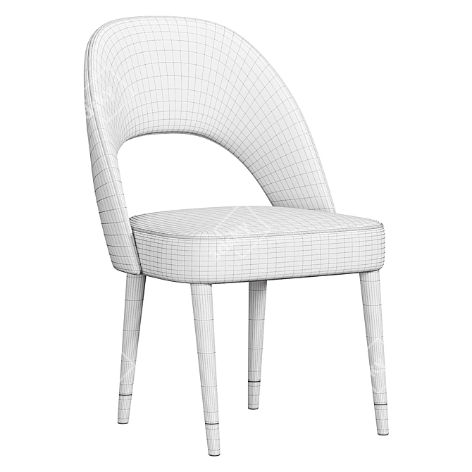 Laskasas Amour Chair: Stylish Elegance 3D model image 4