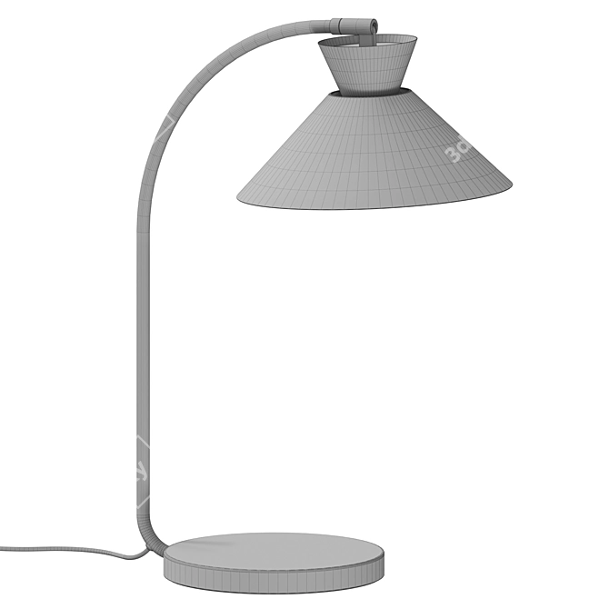 Minimalist LED Desk Lamp 3D model image 3