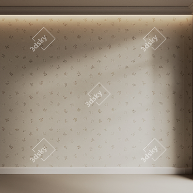 Premium 4K Kids Wallpaper Bundle 3D model image 2
