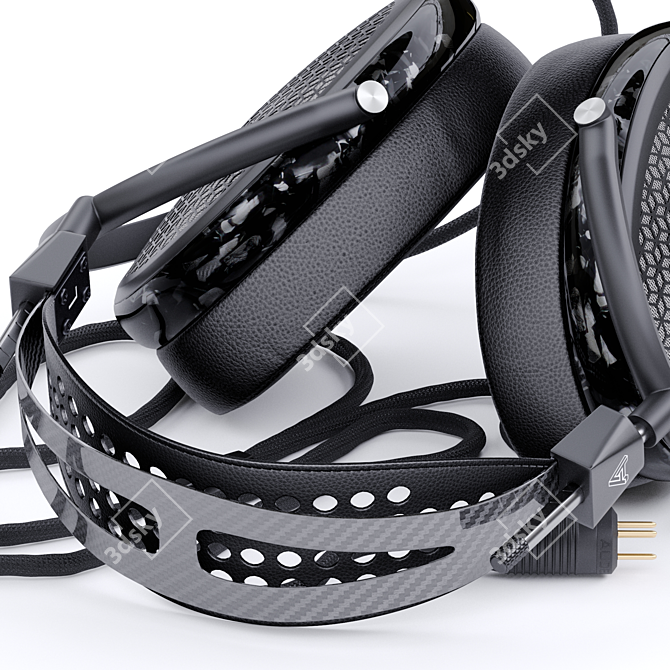 Audeze CRBN Headphones: Advanced Sound 3D model image 3