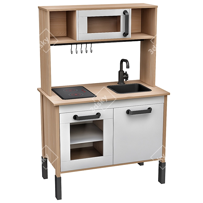 IKEA DUKTIG Play Kitchen Model 3D model image 2