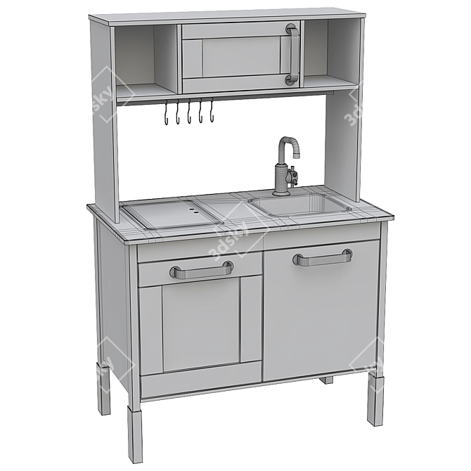 IKEA DUKTIG Play Kitchen Model 3D model image 5
