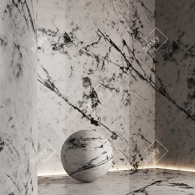 Marble Textures Bundle №8 3D model image 5