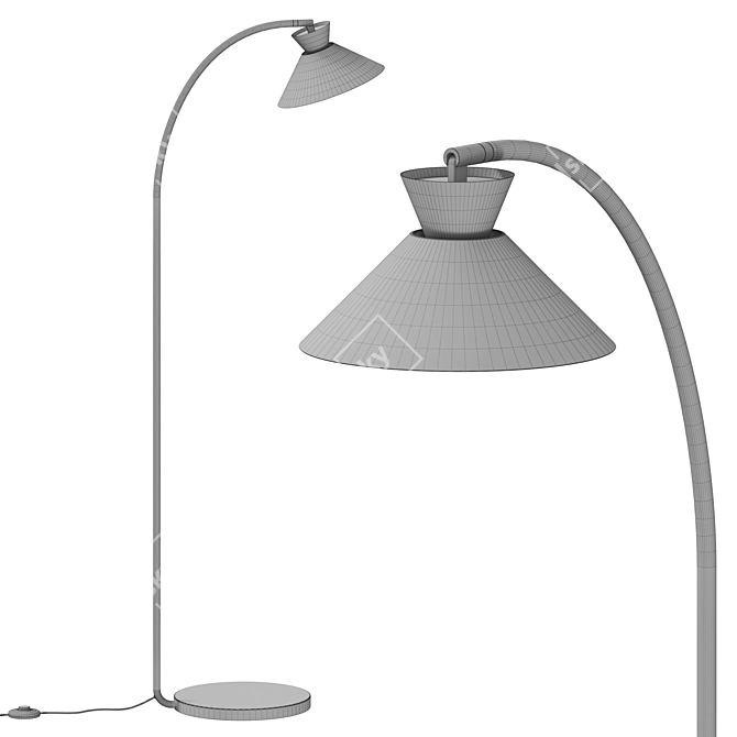 Nordlux Dial Floor Lamp 3D model image 2