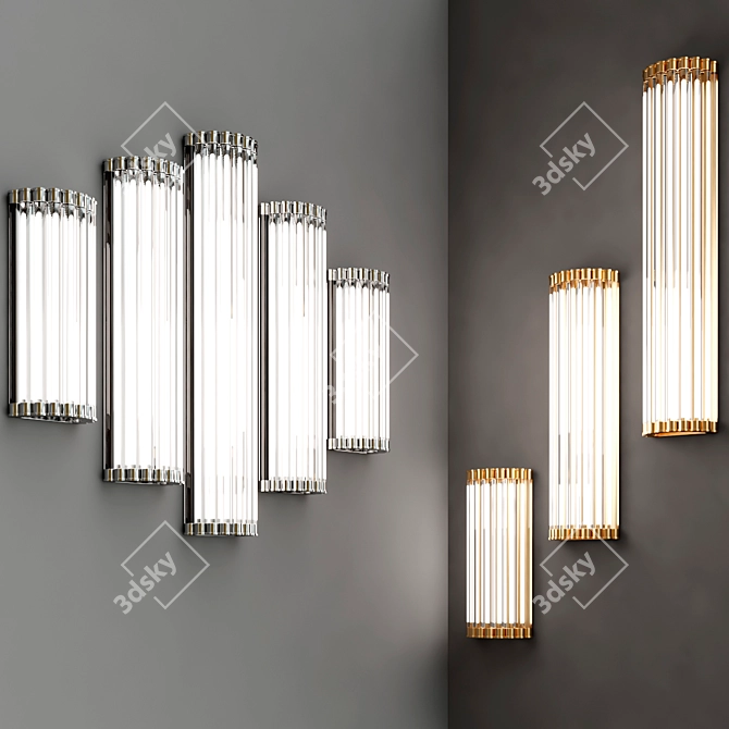 Chapman & Myers KEAN Sconce Collection 3D model image 2