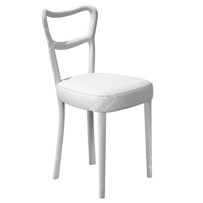 Elegant Noemi Chair - Versatile Design 3D model image 2