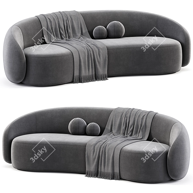 Elegant Amore 2015 Sofa 3D model image 3