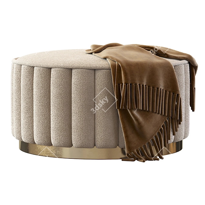 Contemporary 2016 Ottoman Pouf 3D model image 1