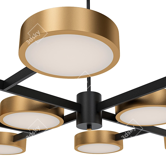 Arteriors Linus Chandelier Lighting 3D model image 2