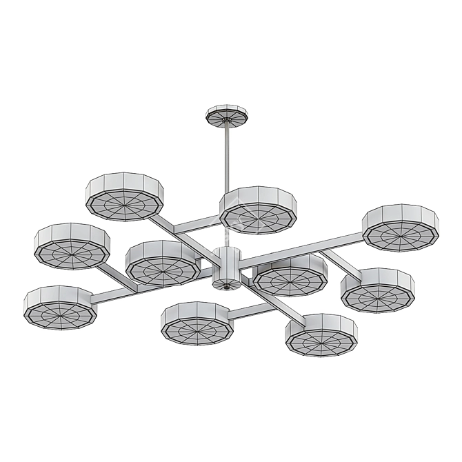 Arteriors Linus Chandelier Lighting 3D model image 3