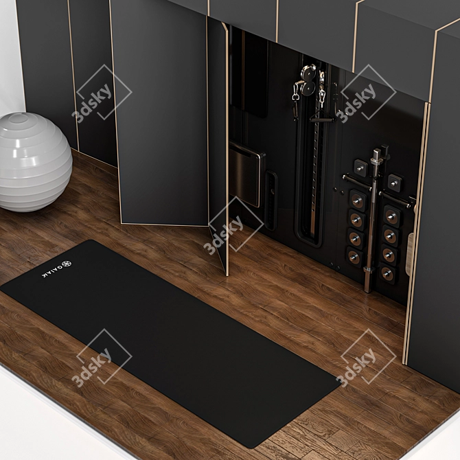 Modular Home Fitness System 3D model image 10