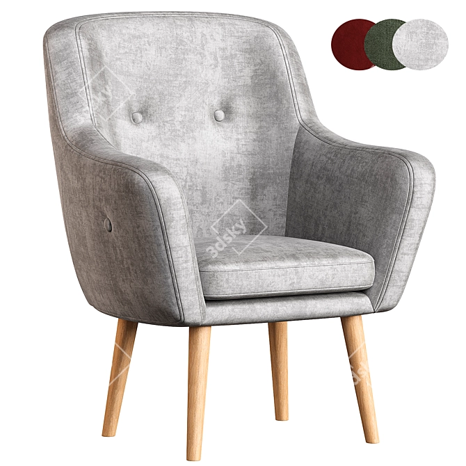 Lime Armchair 2014 Coral Render 3D model image 3