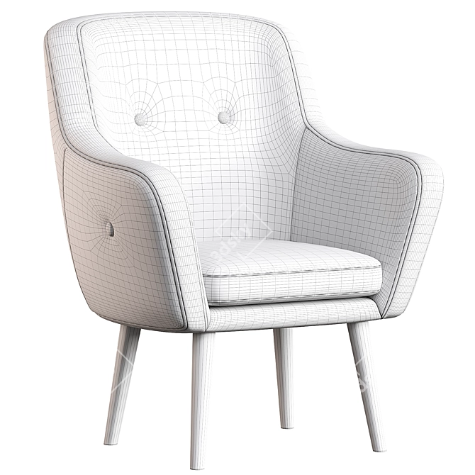 Lime Armchair 2014 Coral Render 3D model image 4
