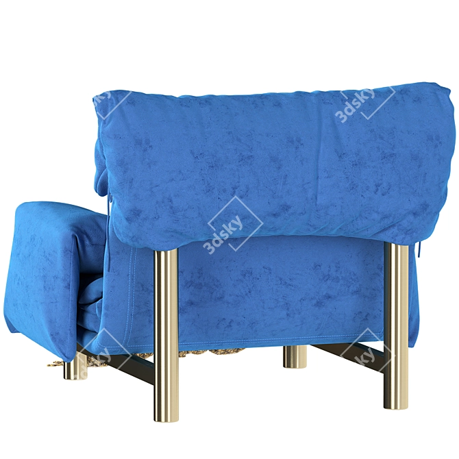 Modern Armchair from Baxter Jo 3D model image 4