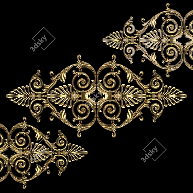 Classy 3D Ornament Design Kit 3D model image 1