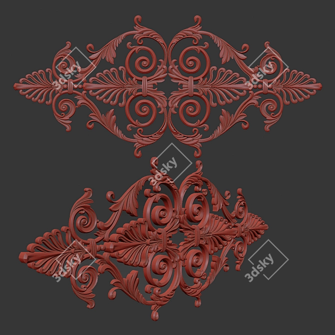 Classy 3D Ornament Design Kit 3D model image 7