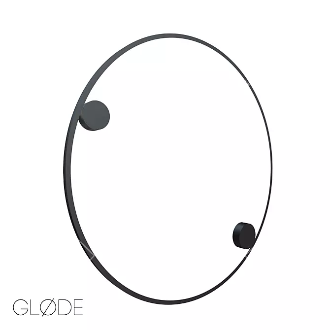 Title: Minimalist LED Wall Light 3D model image 1