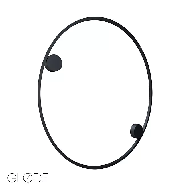 Minimalist LED Wall Light: Ozari Inverse 3D model image 1