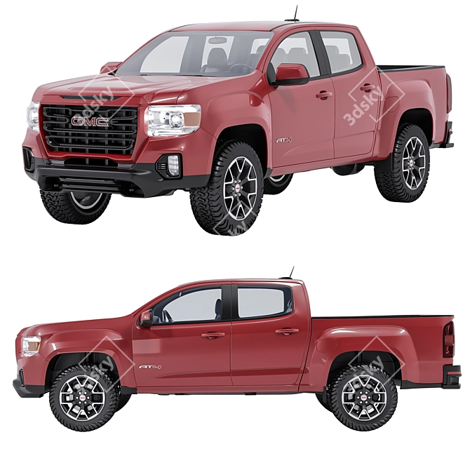 GMC Canyon 3D Model Archive 3D model image 2