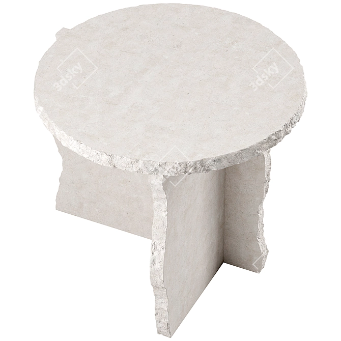  Contemporary Mineral Sculptural Table 3D model image 6