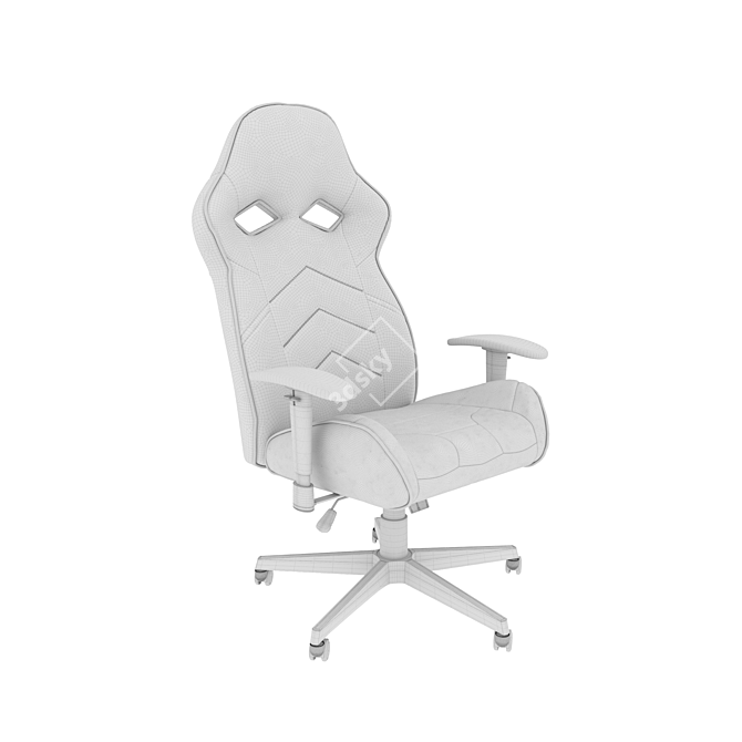 Retro Gamer Original Seat 3D model image 7