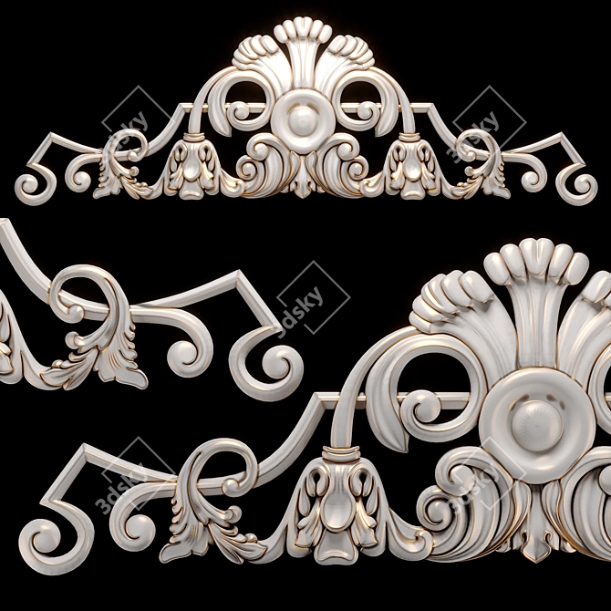 Wooden CNC Cutting Model File 3D model image 1