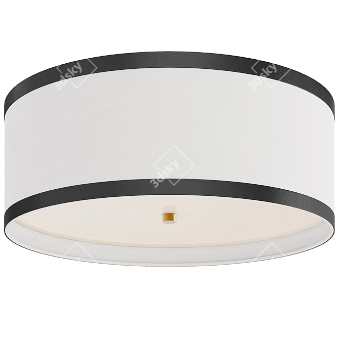 Contemporary Visual Comfort Ceiling Light 3D model image 1