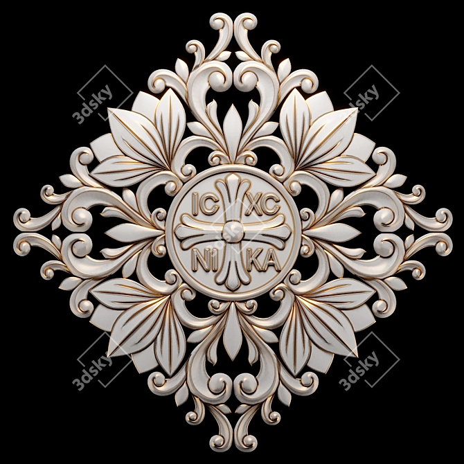 Religious Decor 3D Models Bundle 3D model image 1