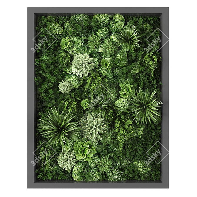  3D Vertical Garden Model 3D model image 1